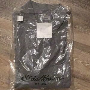 Long sleeved polo NWT Black or Blue Eddie Bauer 2XLT